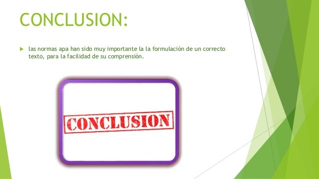 apa conclusion