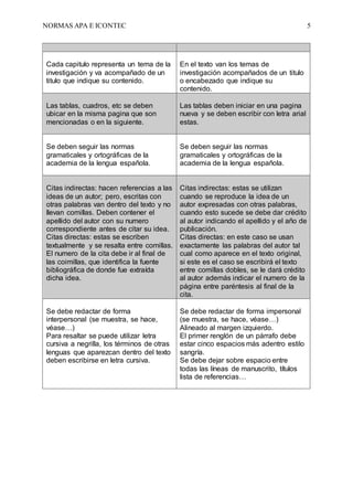 Normas apa e icontec | DOCX