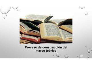 Proceso de construcción del
marco teórico
 