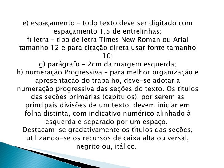 Qual o espaçamento da abnt