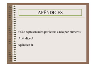ARTIGO DE PERIÓDICO
Heckhausen, J., & Schulz, R. (1995). A life-span theory of control.
Psychological Review, 102 (2), 284-304.
Khoury, H. T. T., & Günther, I. A. (2009). Processos de auto-
regulação no curso de vida: Controle primário e controle
secundário. Psicologia Reflexão e Crítica, 22, 95-110.
DISSERTAÇÕES E TESES
Khoury, H. T. T. (2005). Controle primário e controle secundário:
relação com indicadores de envelhecimento bem-sucedido. Tese
de Doutorado, Instituto de Psicologia, Universidade de Brasília,
Brasil.
 