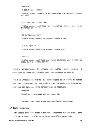Normas de apresentação tabular ibge 1993