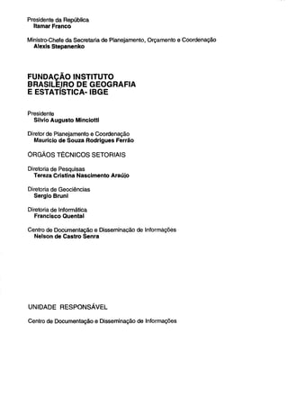 Normas de apresentação tabular ibge 1993