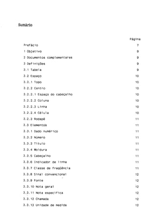 Normas de apresentação tabular ibge 1993