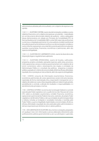 Normas de auditoria governamental segundo a intosai | PDF