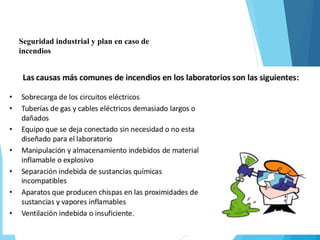 Seguridad industrial y plan en caso de
incendios
 