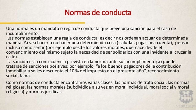 Normas de conducta
