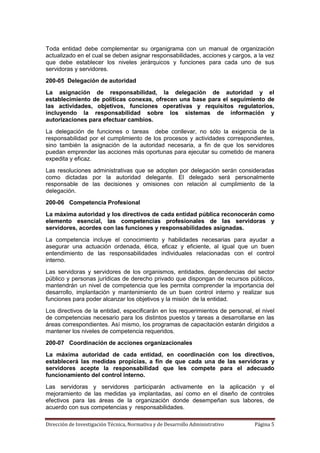 Normas de control interno | PDF