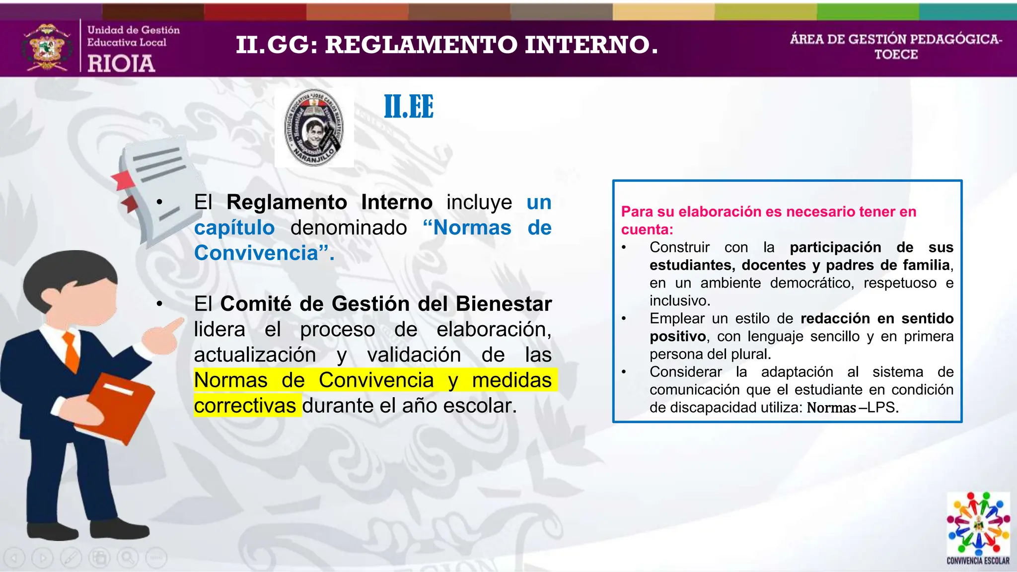 NORMAS DE CONVIVENCIA PARA TERCER Y CUARTO GRADO DE PRIMARIA | PPTX