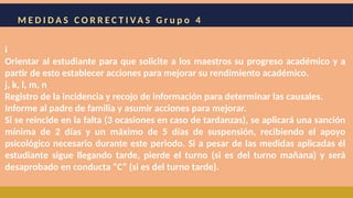 Normas de Convivencia y Medidas Correctivas en Instituciones Educativas ...