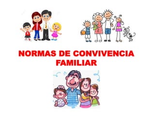 NORMAS DE CONVIVENCIA
FAMILIAR
 