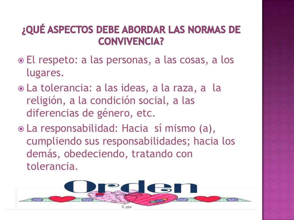 Example Cuales Son Las Normas De Convivencia most complete