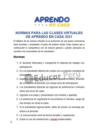 Normas de convivencia virtual 2021 - EducarPerú.pdf