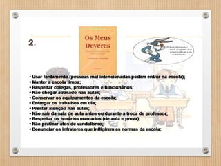 Normas de convivência da EEMAS