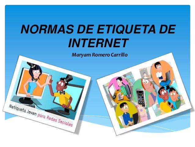 Normas de etiqueta de internet