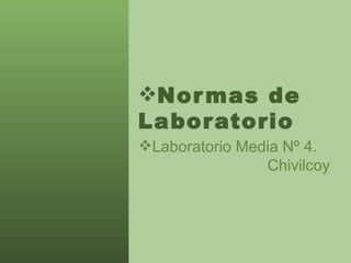 Normas de laboratorio