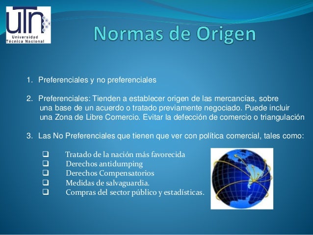 Normas de origen