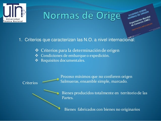 Normas de origen