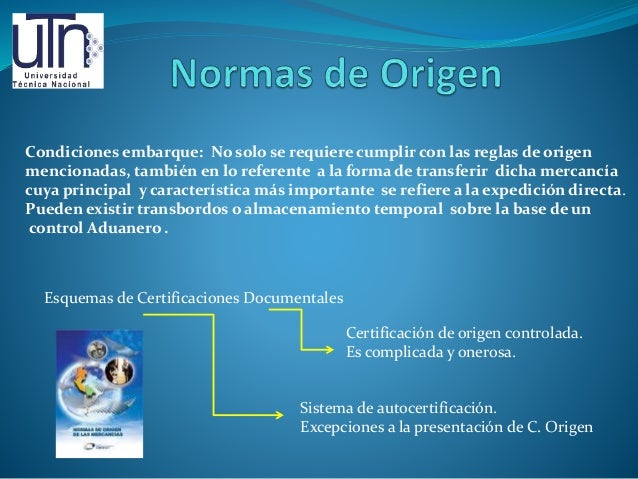 Normas de origen