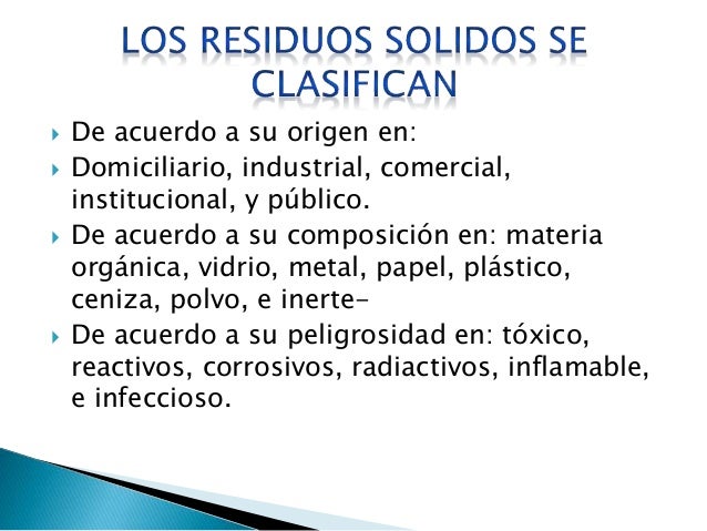 Normas de residuos sólidos