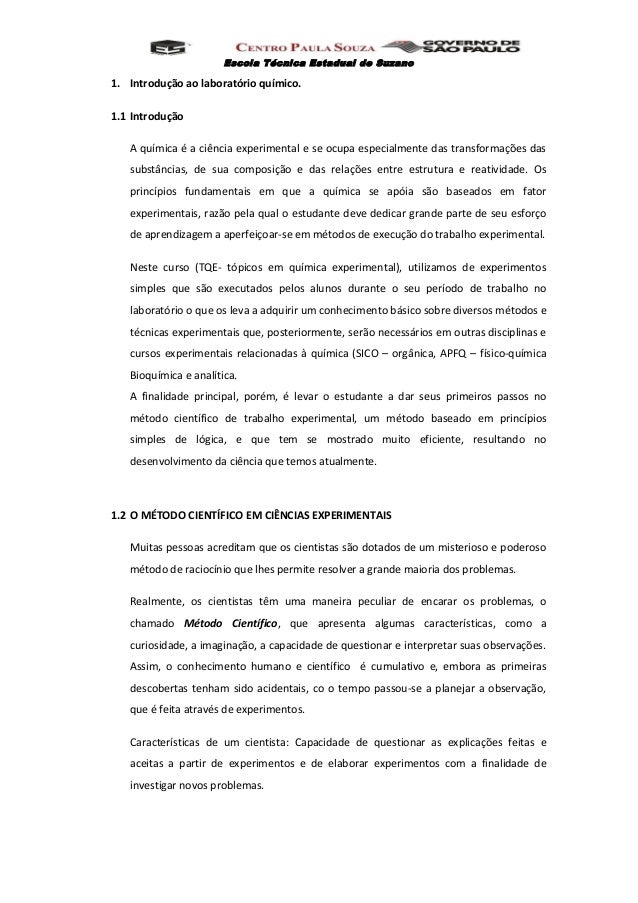 Segurança laboratorio quimico Segurança laboratorio quimico