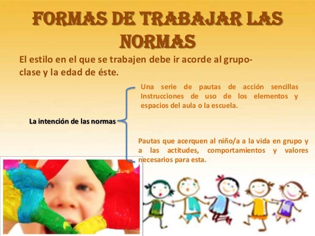 Normas en infantil