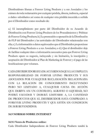 Normas Forever España