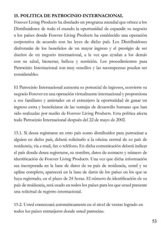 Normas Forever España