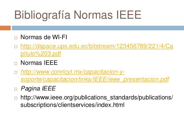 Normas ieee