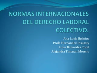 Ana Lucia Bolaños
 Paola Hernández Insuasty
     Luisa Benavides Coral
Alejandra Timaran Moreno
 