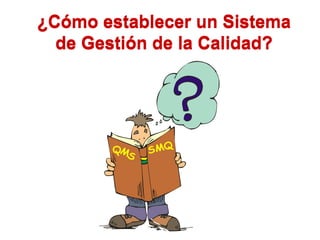 ¿Cómo   establecer  un Sistema de Gestión de la Calidad? ¿Cómo   establecer  un Sistema de Gestión de la Calidad? 