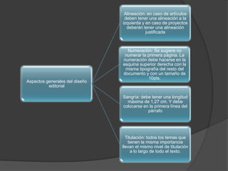 Características del estilo MLA