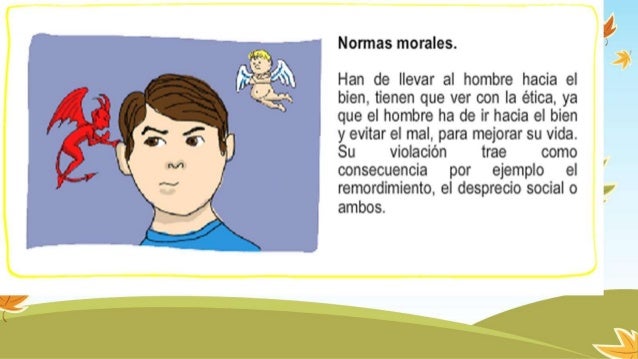Normas morales y otros tipos de normas