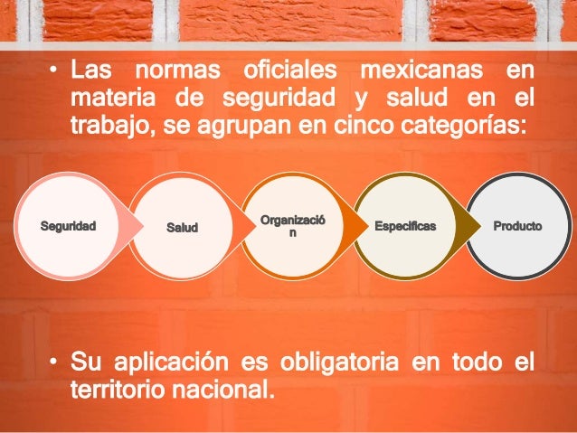 Normas oficiales mexicanas en materia de seguridad industrial y Salud…