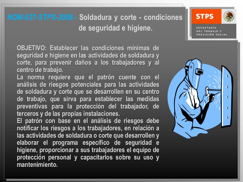 Normas oficiales mexicanas nom stps