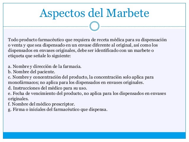 Medicamento con letra d