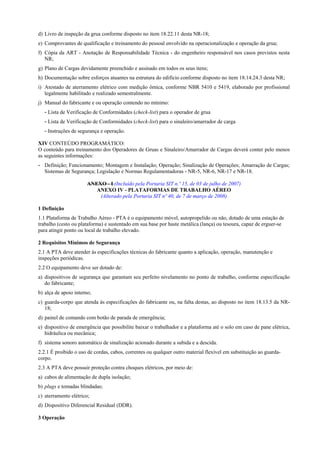 Normas regulamentadoras   completo