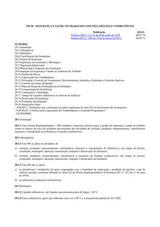 Normas regulamentadoras   completo