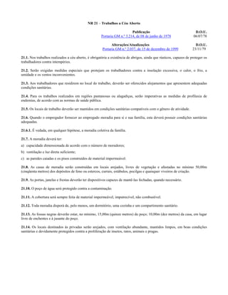 Normas regulamentadoras   completo