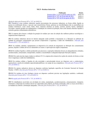 Normas regulamentadoras   completo