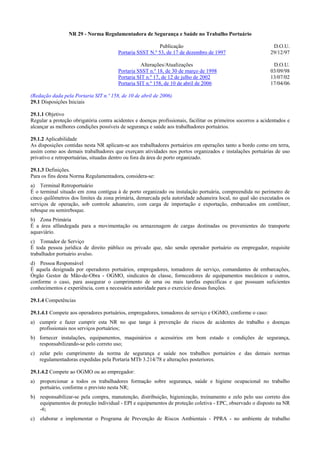 Normas regulamentadoras   completo