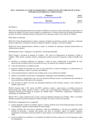 Normas regulamentadoras   completo