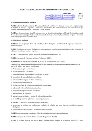 Normas regulamentadoras   completo