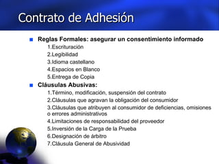 Normas Sobre Equidad Contractual  2008