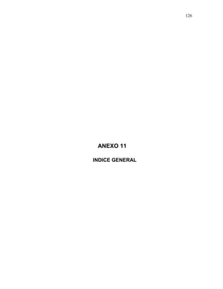 126
ANEXO 11
INDICE GENERAL
 