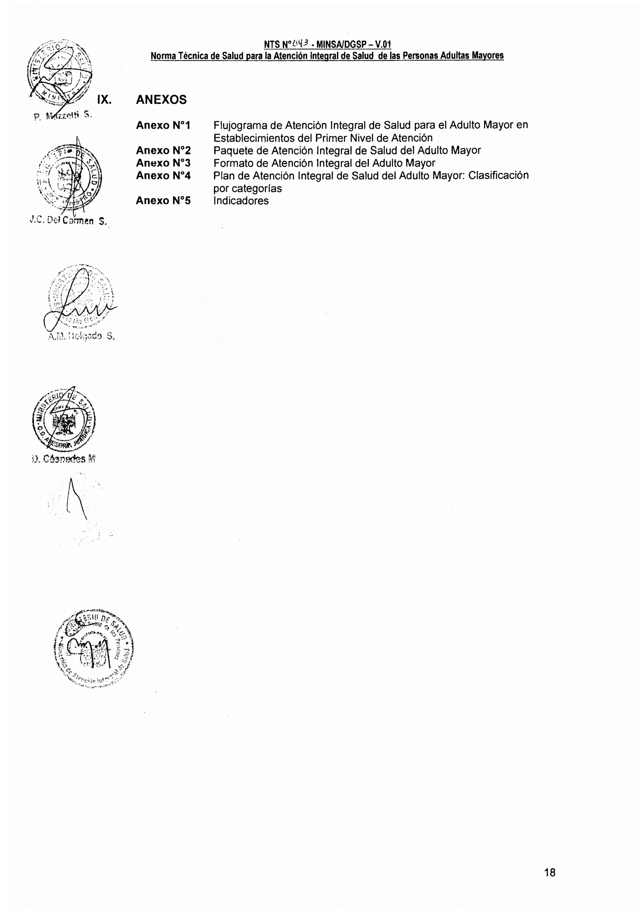 Norma técnica para atencion a pam