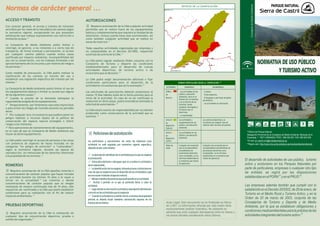 Normativa de uso Sierra de Castril