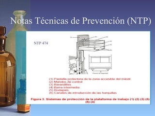 Notas Técnicas de Prevención (NTP)
NTP 474
 