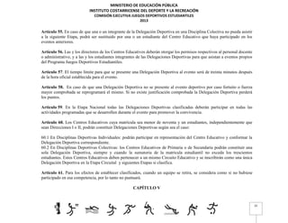 MINISTERIO DE EDUCACIÓN PÚBLICA
                           INSTITUTO COSTARRICENSE DEL DEPORTE Y LA RECREACIÓN
           ...