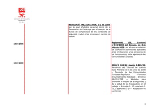 Normativa Juliol Agost 2008